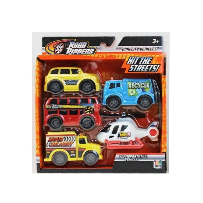 Hot Wheels Road Rippers Vehicles Pack of 5 41402