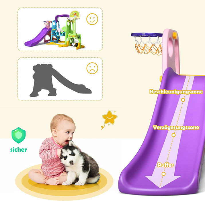 GOPLUS 6 in 1 Playground with Slides