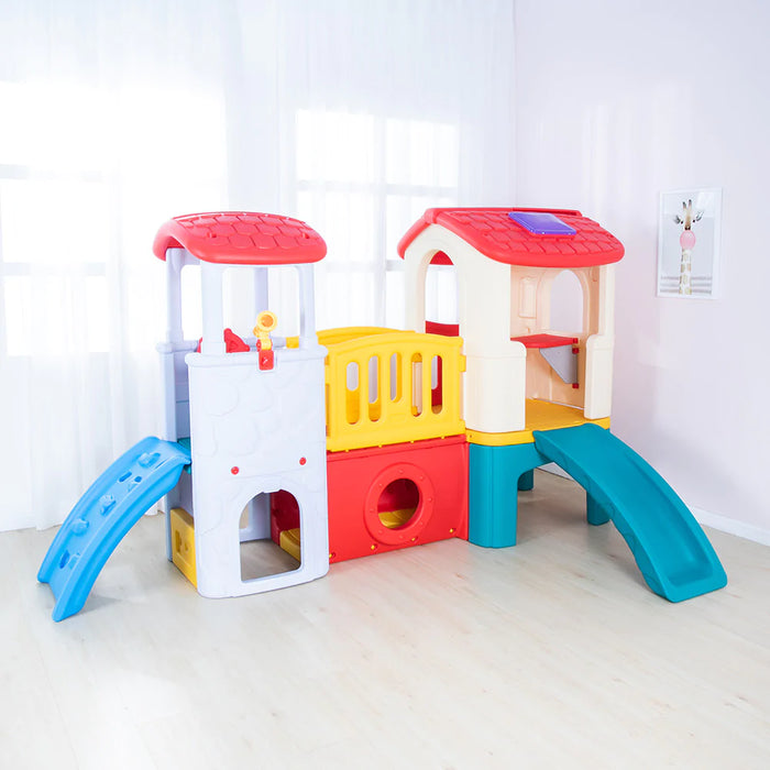 Kids Indoor Playhouse with Slides