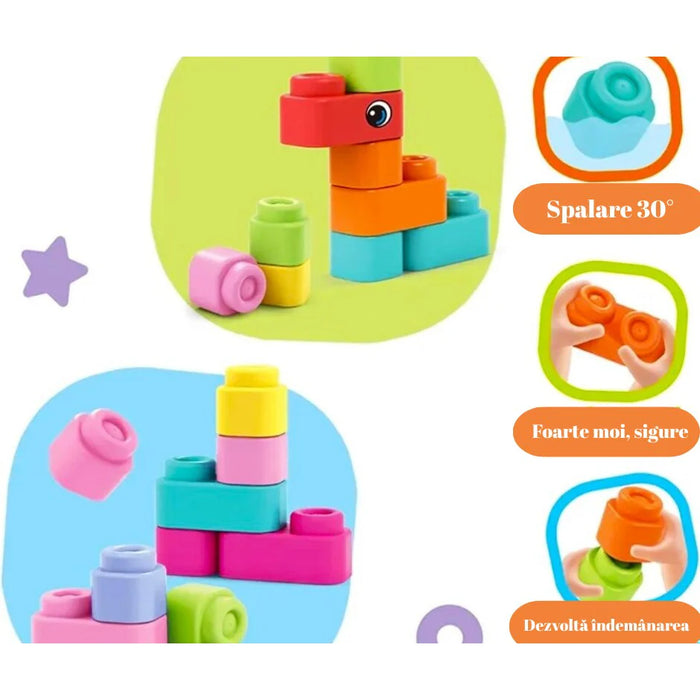 Colorful Soft Rubber Building Blocks