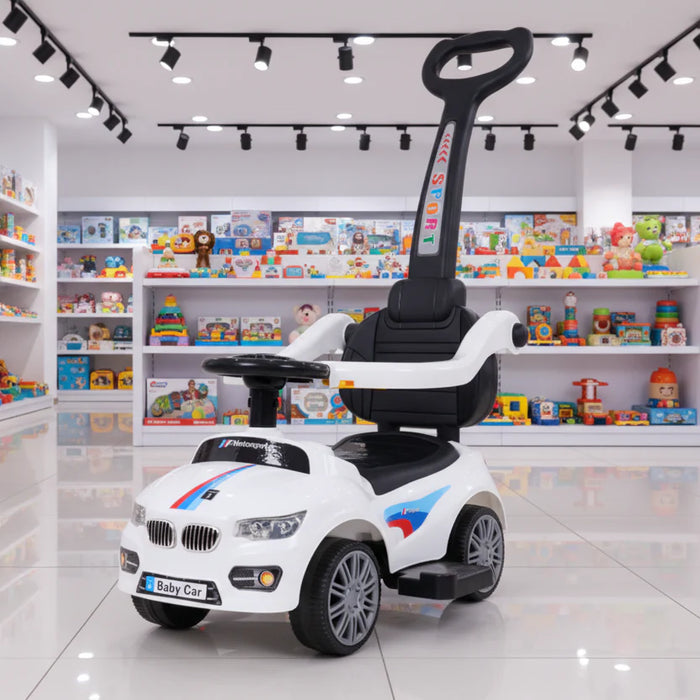 Smooth Wheel Push Car with Handle