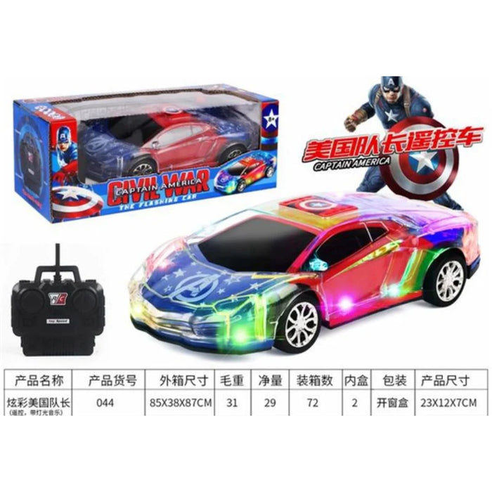 Remote Control Avengers Car with Light & Sound