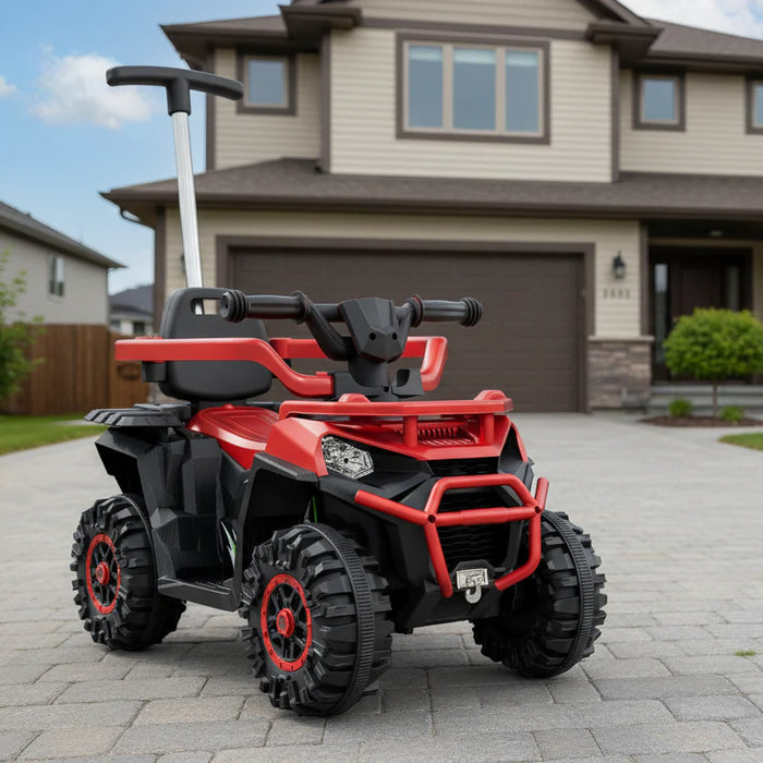 Kids Electric Ride on Jeep with Handle