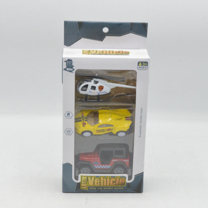 Diecast Alloy Model Car Series Pack of 3