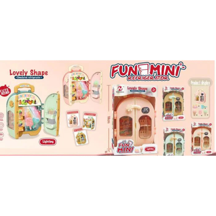 Kids Fun Mini Kitchen Refrigerator