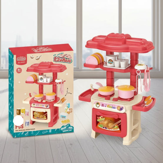 Mini Kitchen Set with Light & Sound