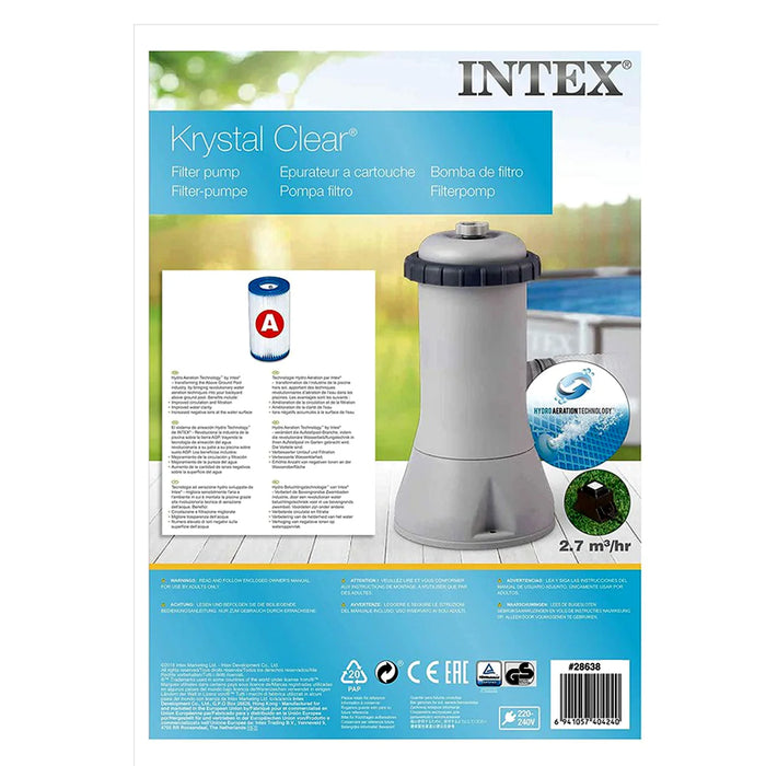 Intex 1000GL Cartridge Filter Pump 220-240V