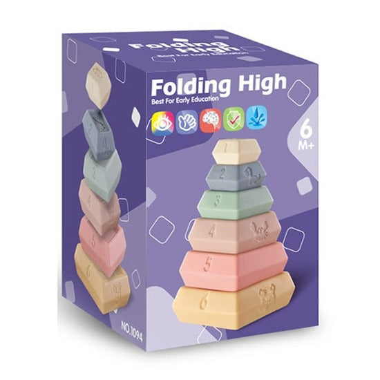 Baby Soft Stacking Number Ring Tower