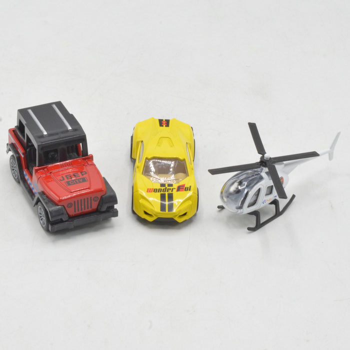 Diecast Alloy Model Car Series Pack of 3