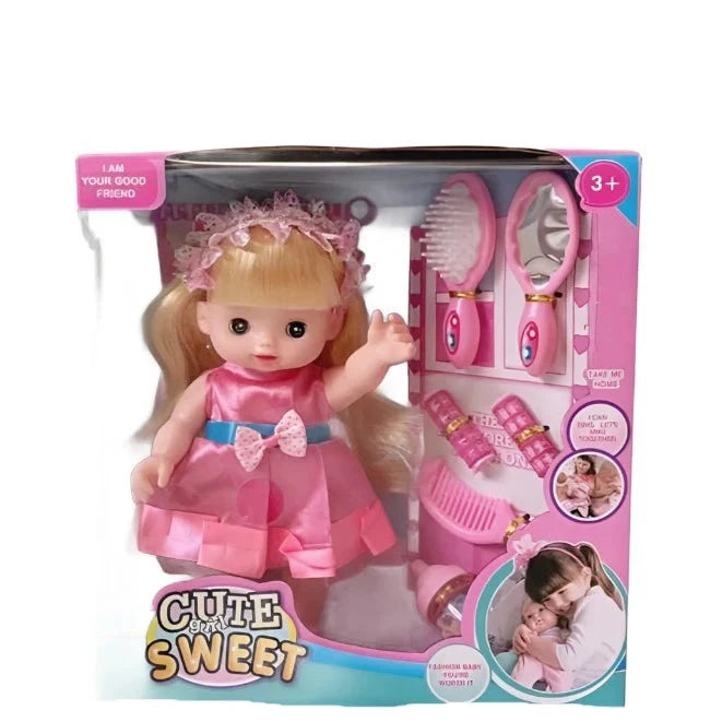 Cute Baby Doll with Accessories