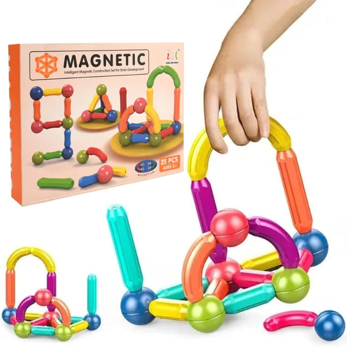 Magnetic Building Blocks Set of 25 Pieces