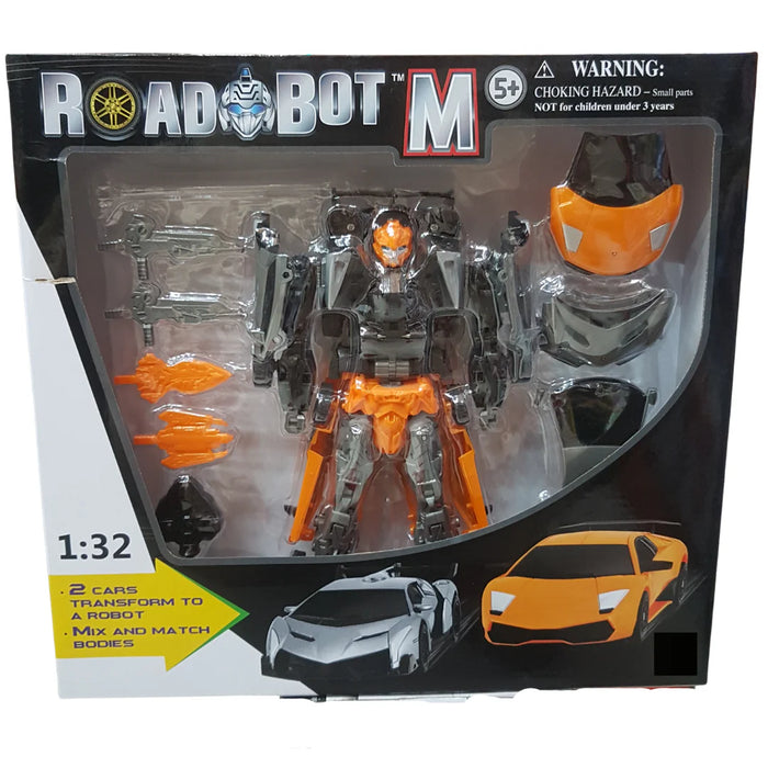 Dual 2-In-1 Car And Robot Transformer Toy