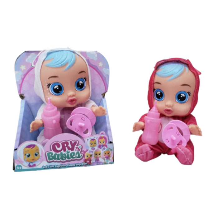 Cute Cry Baby Doll with Feeder