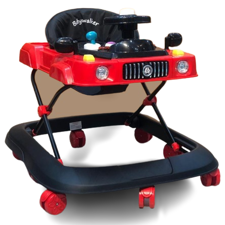 Car Shape Baby Walker with Music