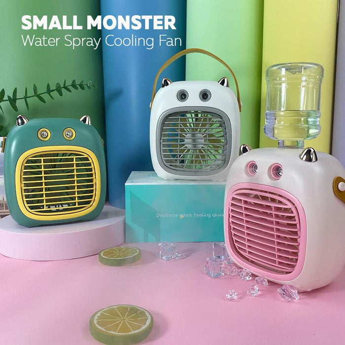 2 in 1 Monster Portable Mist Spray Fan