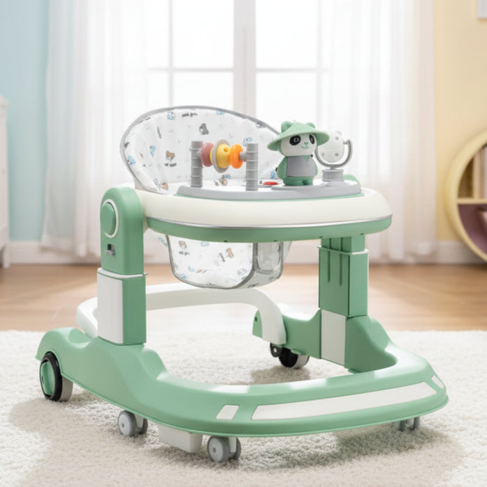 Cute Panda Theme Multi-Functional Baby Walker