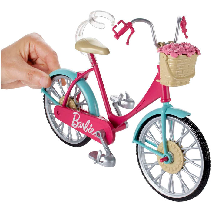 Barbie Cycle With Teal Fenders Playset