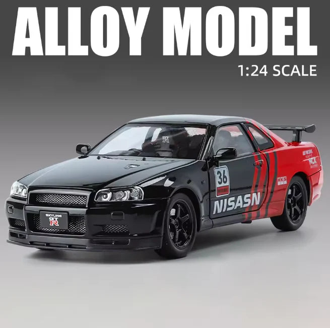 Diecast Nissan Skyline GTR with Light & Sound