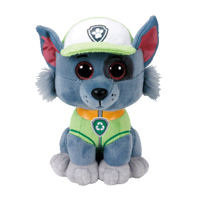 TY Rocky plush Toy Beanie Boos Paw Patrol