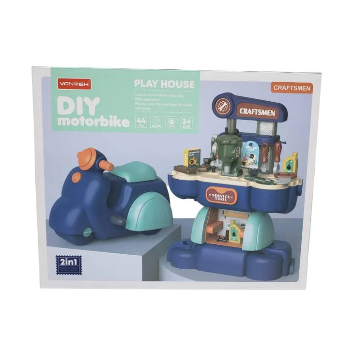 DIY Motorcycle Pretend Play Set