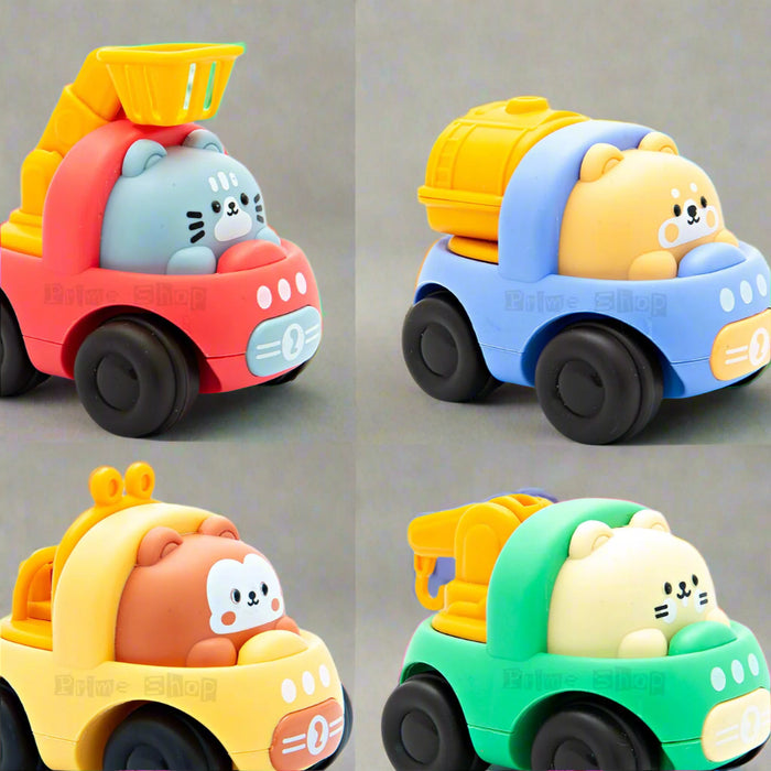 Cat Theme Friction Car