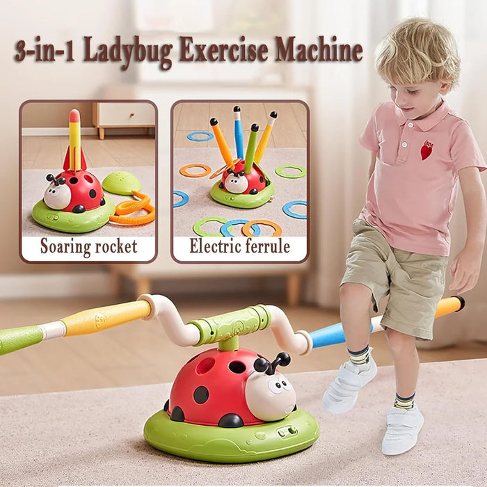 3-in-1  Lady Bird Exerciser Toy