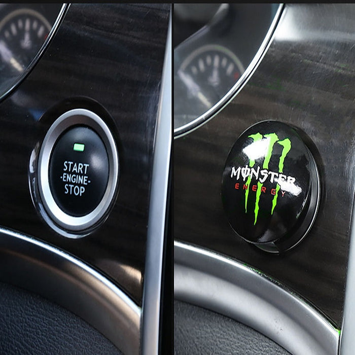 Car Monster Style Start Button Protective Cover