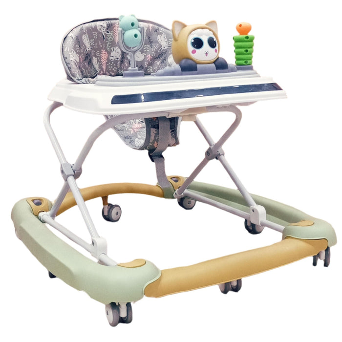 2 in 1 Cartoon Face Baby Walker