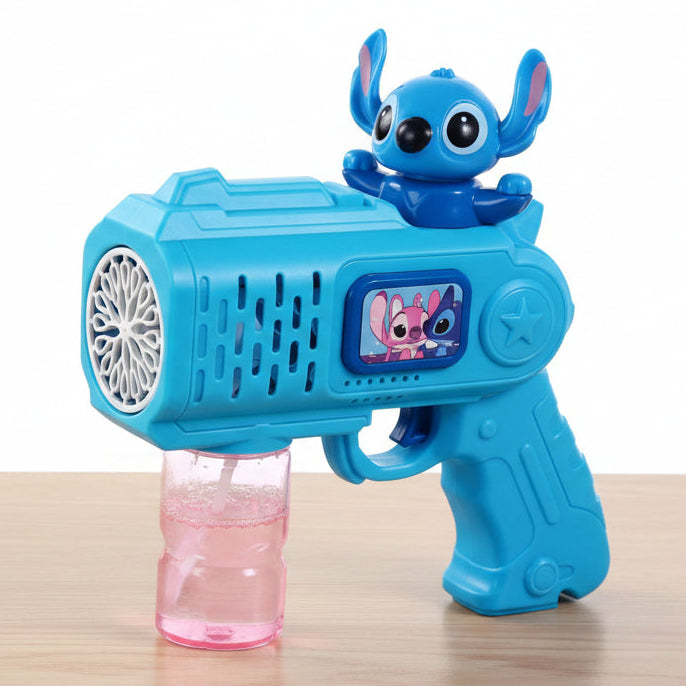 Stitch Cartoon Bubble Gun with Light & Sound