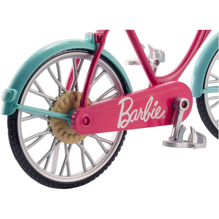 Barbie Cycle With Teal Fenders Playset