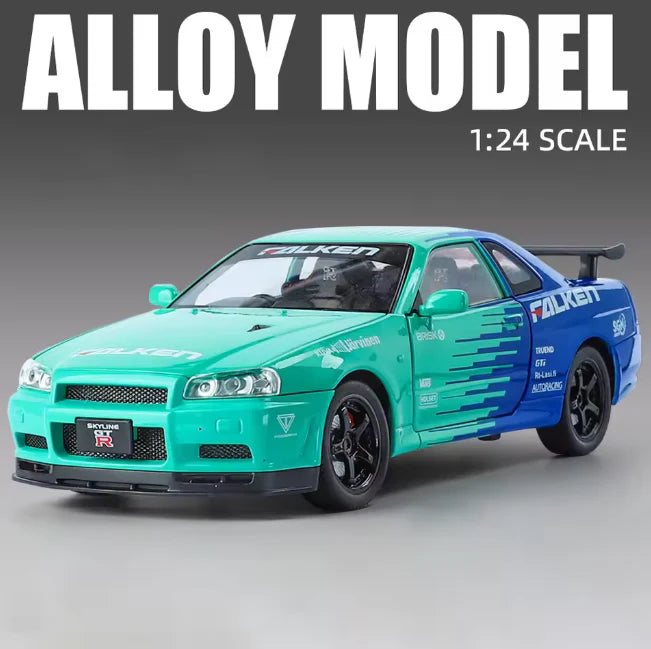 Diecast Nissan Skyline GTR with Light & Sound