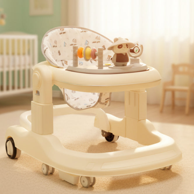 Cute Panda Theme Multi-Functional Baby Walker