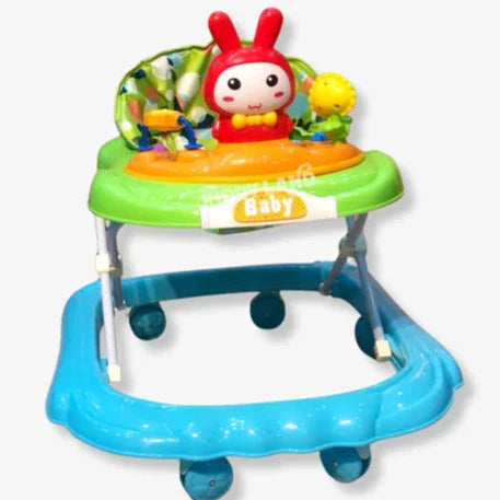 Cartoon Theme Baby Musical Walker