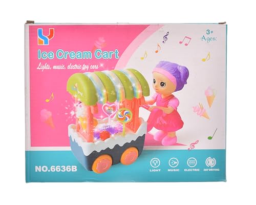 Ice Cream Cart Doll With Light & Sound