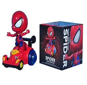 Spinning Spiderman Car with Light & Sound