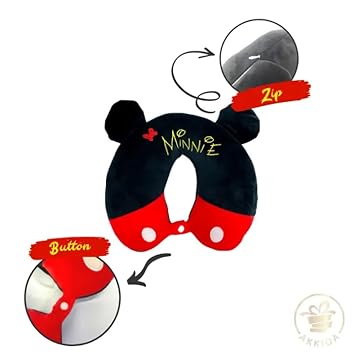 Mickey & Minnie Mouse Travel Neck Pillow