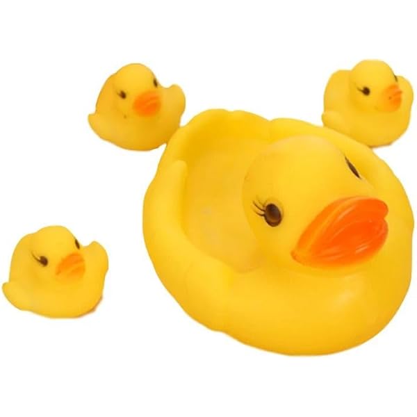 Cute Bathing Ducks
