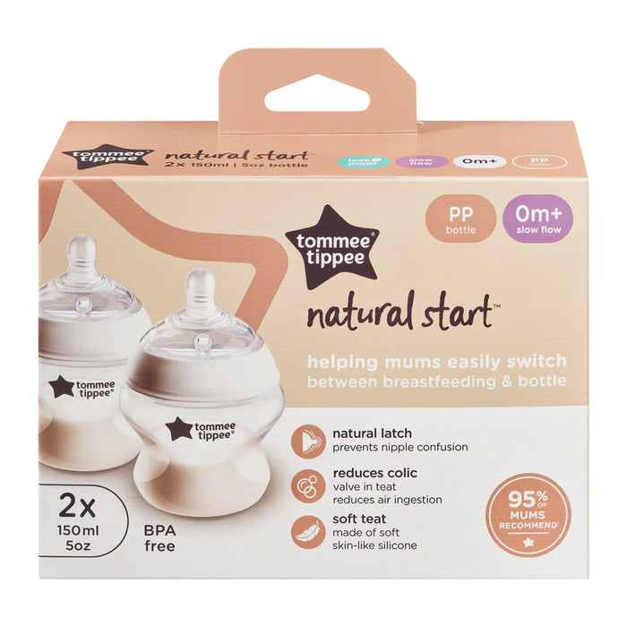 Tommee Tippee 150ml Natural Star Bottle 423903