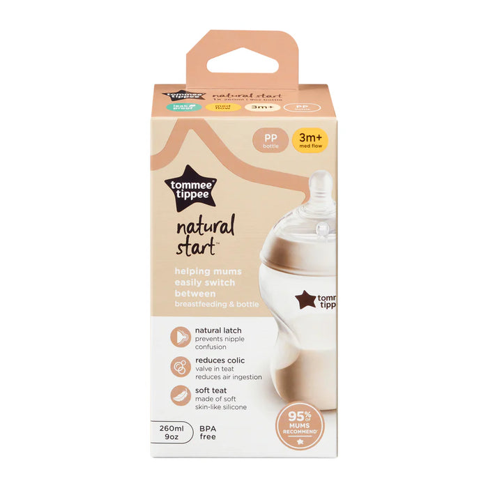 Tommee Tippee 260ml Natural Star Bottle