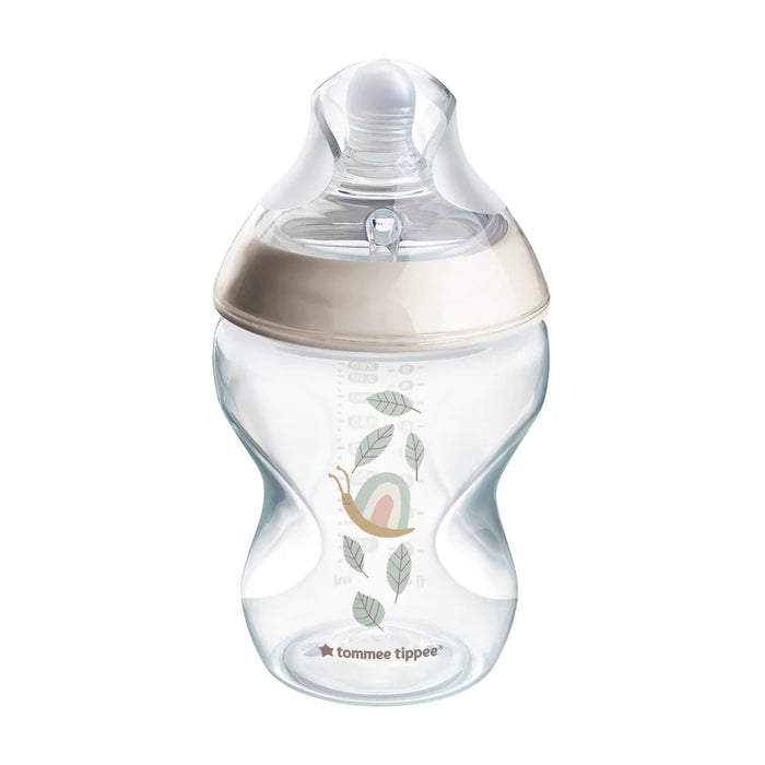 Tommee Tippee 260ml Decorated Natural Star Bottle