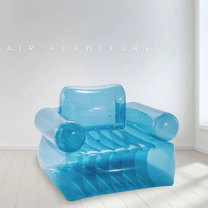 66503 Intex Blue Armchair Transparent Sofa