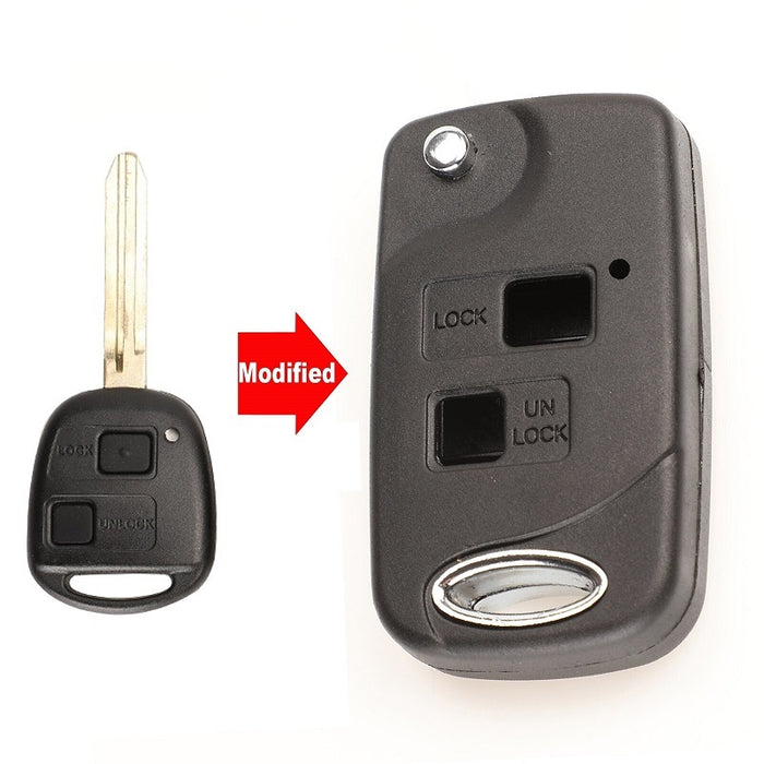 2 Button Modified Flip Remote Key Shell