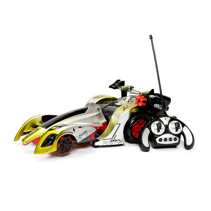 2 in 1 Rechargeable RC Twist Shoot Robot Car