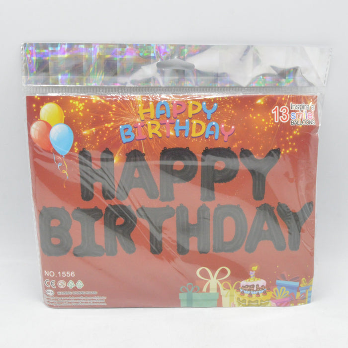 Happy Birthday Theme Foil Balloons