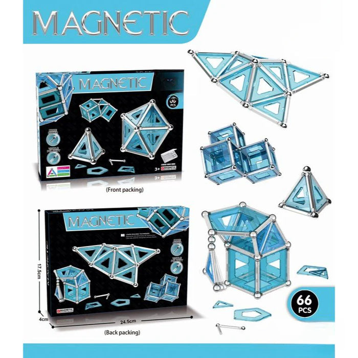 Magnetic Stick Building Blocks 66 Pieces