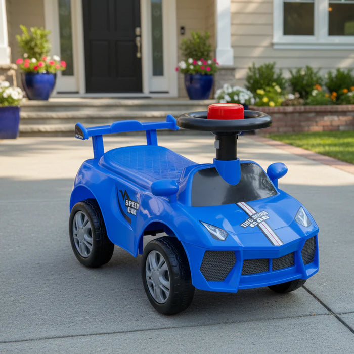 Steering Wheel Kids Ride on Push Car