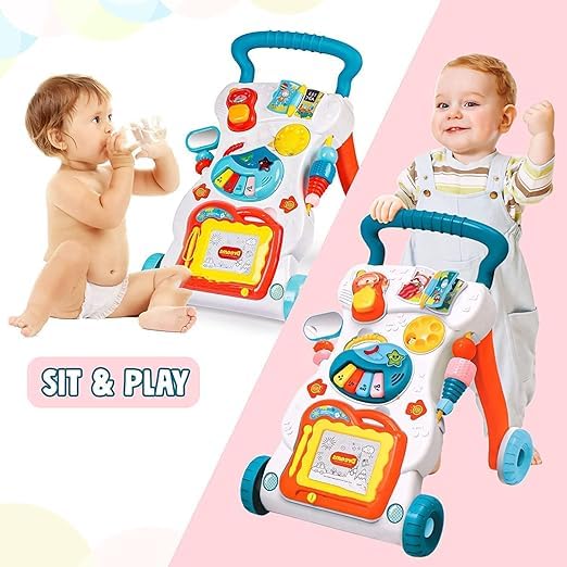 Hunager Baby Music Walker Trolley