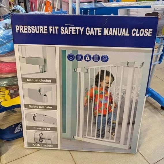 Pressure Fit Safety Gate Manual Close