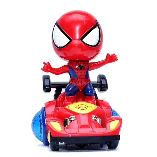 Spinning Spiderman Car with Light & Sound