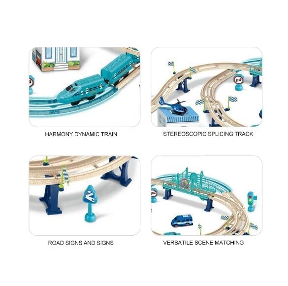 City Train Track Set 66 Pieces